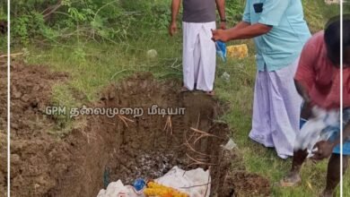 கோட்டைப்பட்டினத்தில் மீனவர் உடலை இந்து முறைப்படி அடக்கம் செய்த இஸ்லாமியர்கள்.