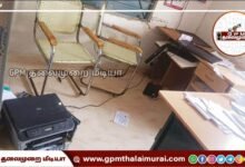 அம்மாப்பட்டினம் ஊராட்சி மன்ற அலுவலகம் சூறையாடல்: மர்ம நபர்களுக்கு வலைவீச்சு!