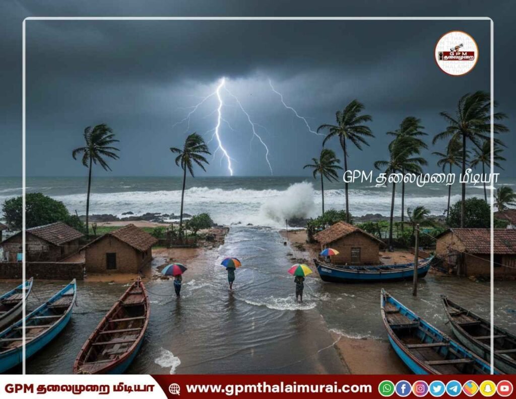 வங்கக் கடலில் காற்றழுத்த தாழ்வு பகுதி புதுக்கோட்டை உள்ளிட்ட 10 மாவட்டங்களில் 21-ந் தேதி கனமழை பெய்யும் வானிலை ஆய்வு மையம் தகவல்.