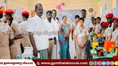 மணமேல்குடி வெள்ளூர் பள்ளியில் அசத்தல் அறிவியல் கண்காட்சி: மாணவர்கள் வினோத படைப்புகள்!